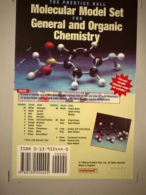 Molecular Model Set for General and Organic Chemistry - Multicolor